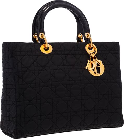 dior large bag|lady dior tote large black.